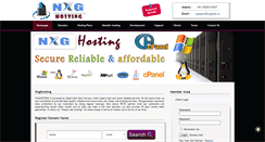 Desktop Screenshot of nxghosting.com